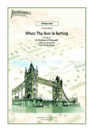 WHEN THE SUN IS SETTING