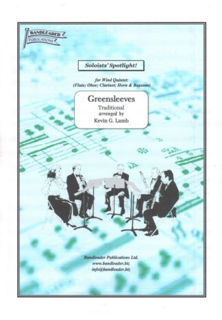 Greensleeves for Woodwind Quintet (Flute; Oboe; Clarinet; Horn & Bassoon)